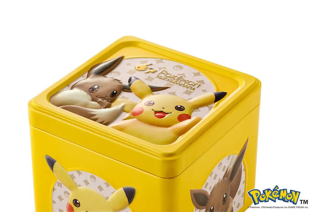 ポケモン東京ばな奈】大人気のクッキーサンドがピカチュウ＆イーブイ缶