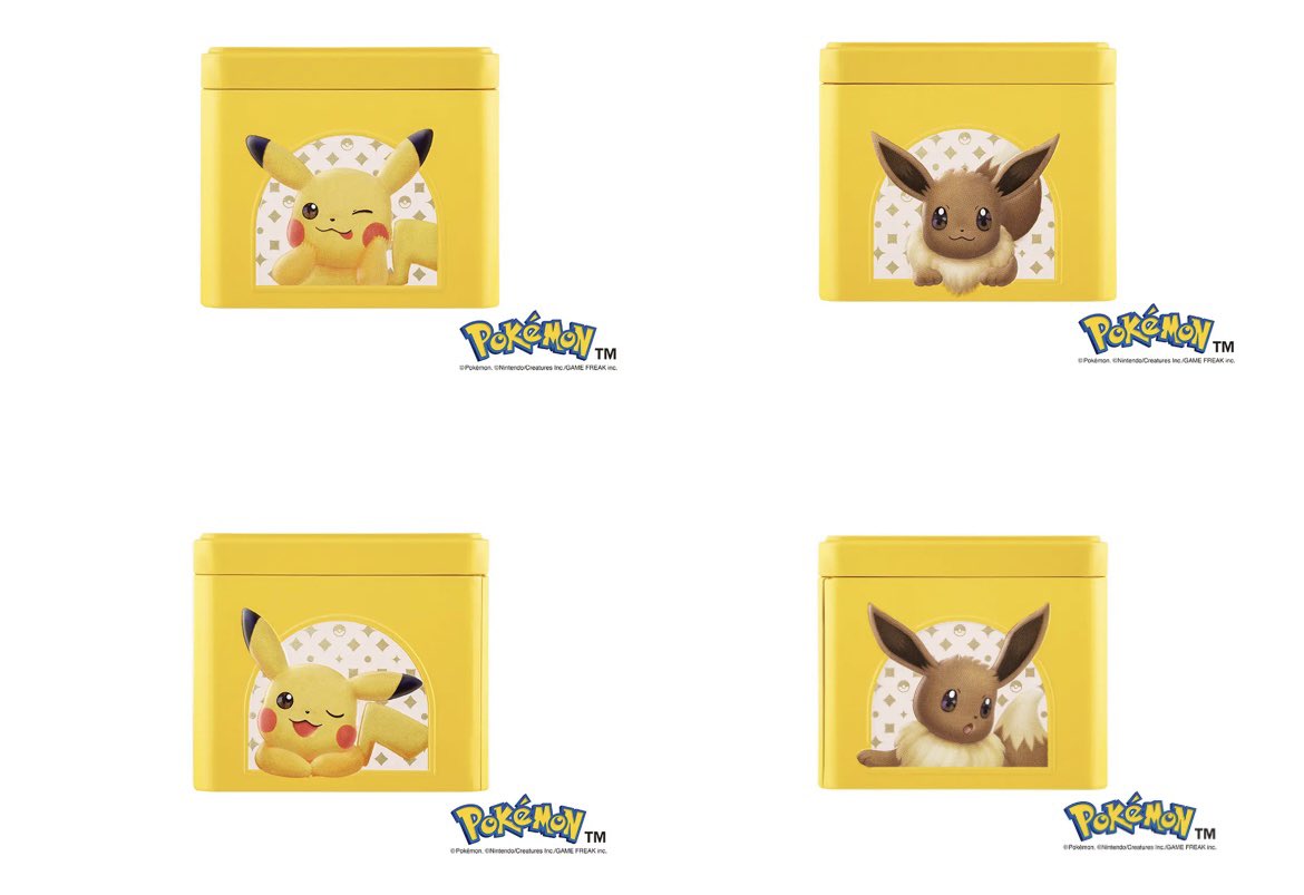 ポケモン東京ばな奈】大人気のクッキーサンドがピカチュウ＆イーブイ缶