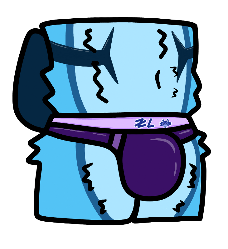 So, took a shot at drawing again, cause I'm wanting to practice more body shots. Made myself in a pair of tight underwear, hurrah!

💙🩲💙