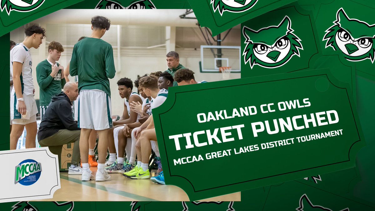 With the win tonight, the men have cemented themselves a spot in the upcoming Great Lakes District Tournament! 🏀

The district and seed are still TDB. 

Congrats boys! 🎉

#OwlNation #MCCAA #NJCAAMBB