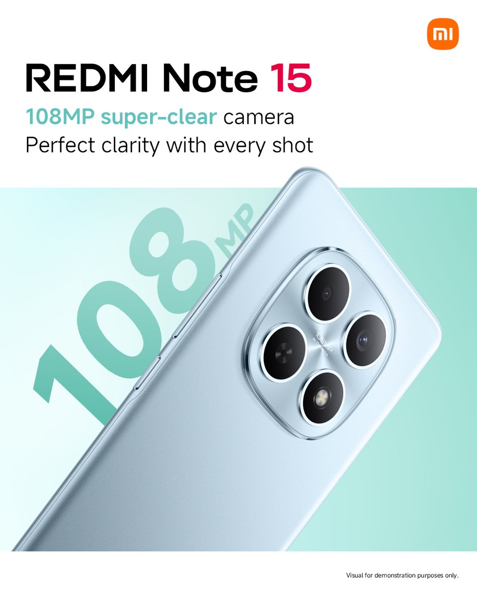 Xiaomi_PH's tweet image. Perfect clarity with every shot. 📸✨ Meet the #REDMINote155G and #REDMINote15 both powered by a 108MP super-clear camera. #REDMINote15Series