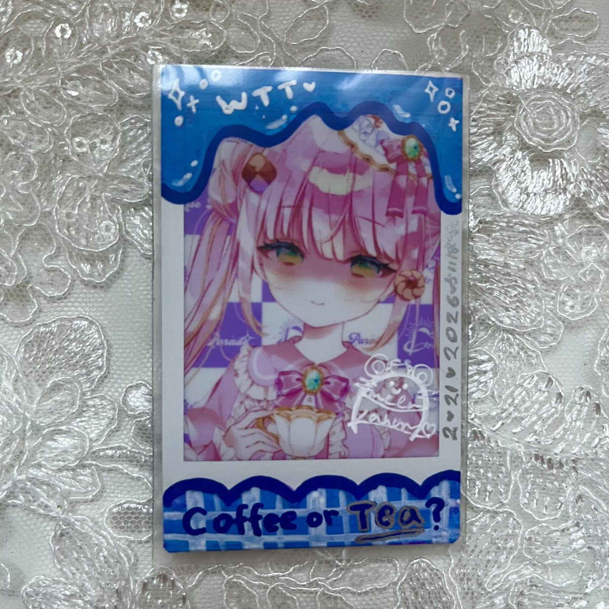 今日のチェキ紹介⁎ .｡❀ 「ボストン湾です」 配信でも見せたボストン湾