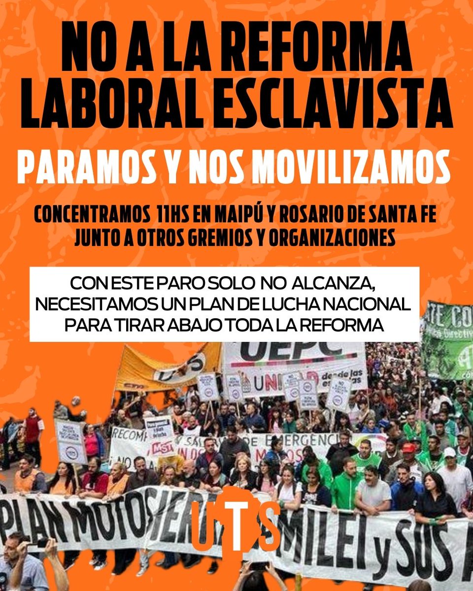 Movilizamos y paramos contra la reforma laboral esclavista.