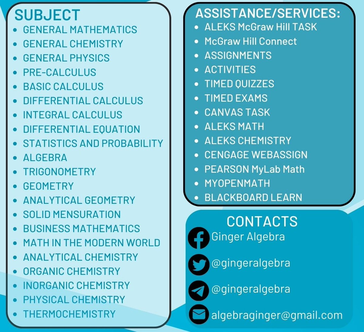 Engr. Ginger Commissioner | math chem physics tweet media