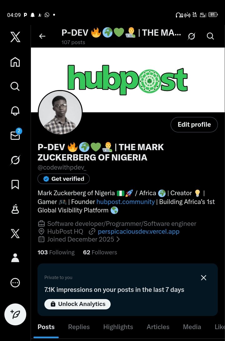 P-DEV 🔥🌍💚👨💻 | THE MARK ZUCKERBERG OF NIGERIA tweet media