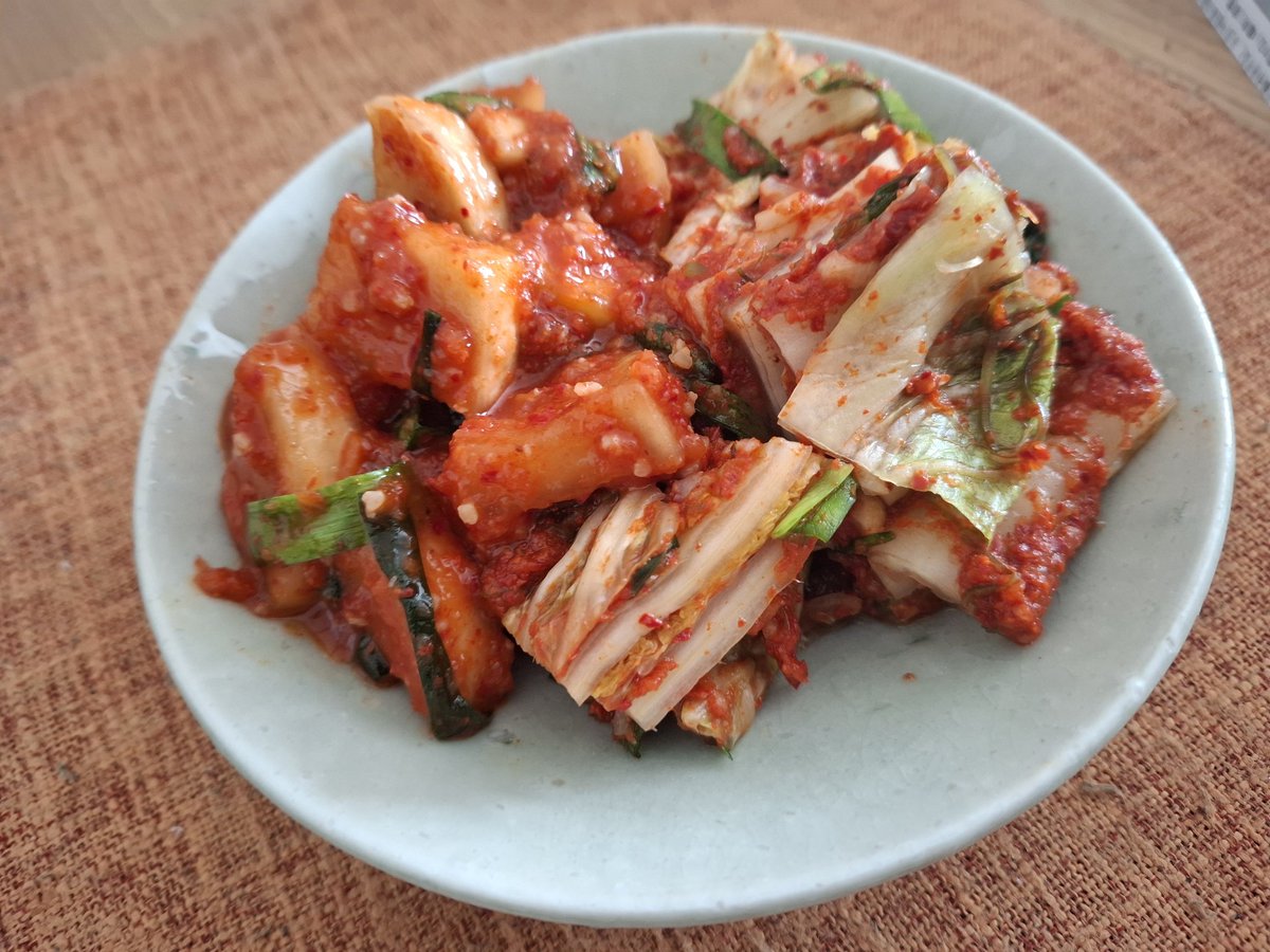 カクテキとキムチ漬けたよ