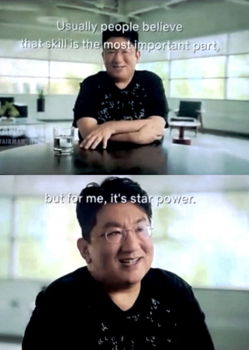 not the whale admitting that skills don’t matter