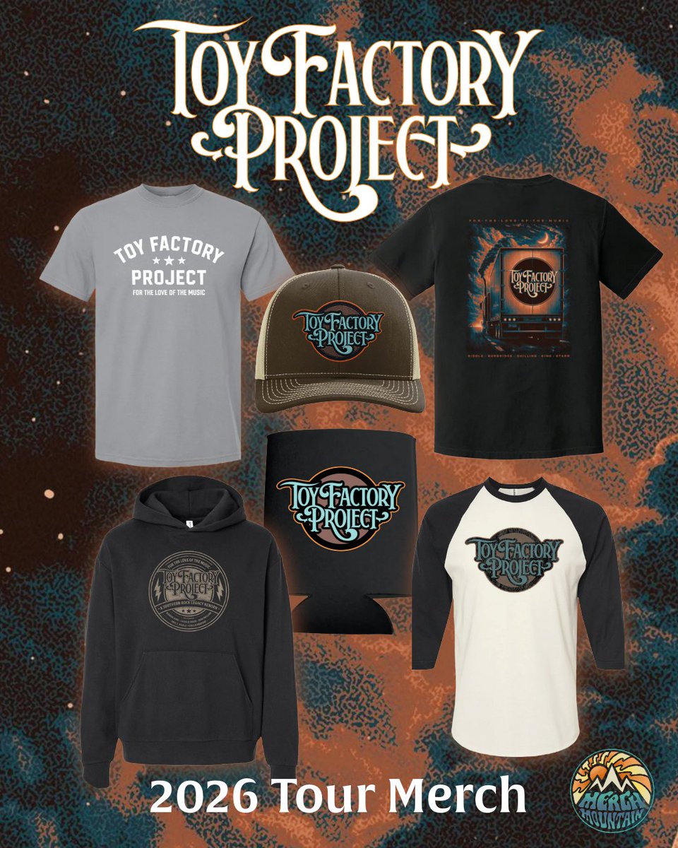 The 2026 Tour Merch is officially live. 🔥🔥
​Pre-order: Link in bio
​In-person: See you at the show!
​Major thanks to <a href="/MerchMountain/">Merch Mountain</a> for bringing the vision to life.