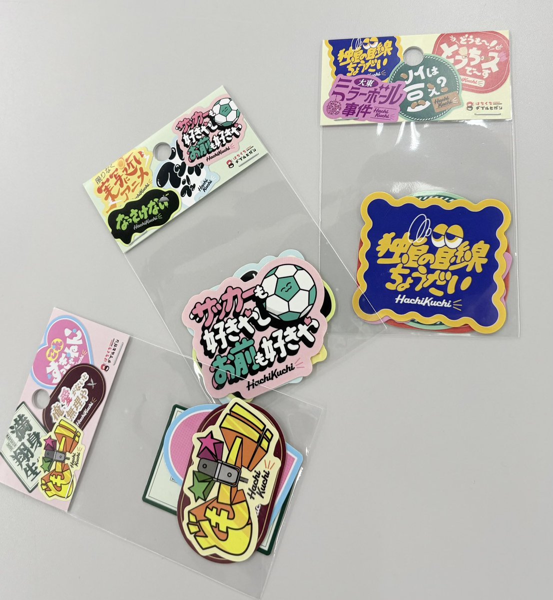 ♥️#ワクごめ グッズ紹介⑤♣️ 「独自ステッカー2024」（全3種/4枚