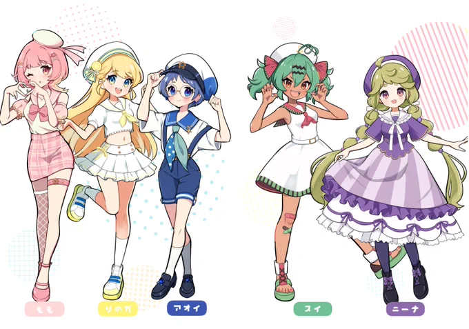 #自分で生み出した一次創作オリジナルキャラを流そう 去年描いたフルーツ×セーラーちゃんたちと、今年描いた食べ物×動物ちゃんたち! 食べ物×動物ちゃんたちは今年いっぱい描いていきたいと思ってます!名前決めてあげたいなー