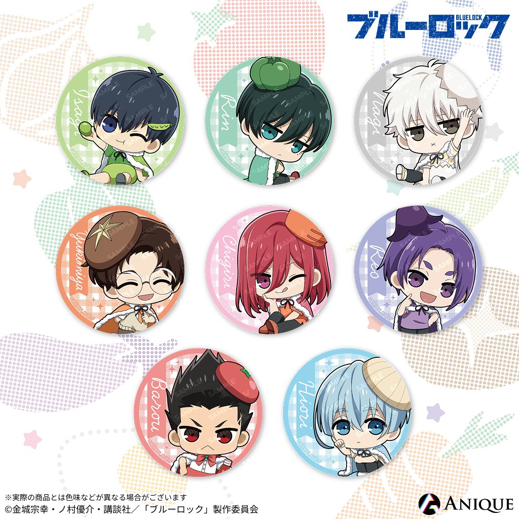 ／
TVアニメ『#ブルーロック』
【 #ばろばろカフェ ～ののしりver.～】
POP UP SHOP &amp; ECグッズ紹介！⚽️
＼

🌹トレーディング箔押し缶バッジ（全8種）
🫑トレーディング缶バッジ（全8種）

『ブルーロック あでぃしょなる・たいむ！ #16 メイドカフェ きんぐ・ばろう』を