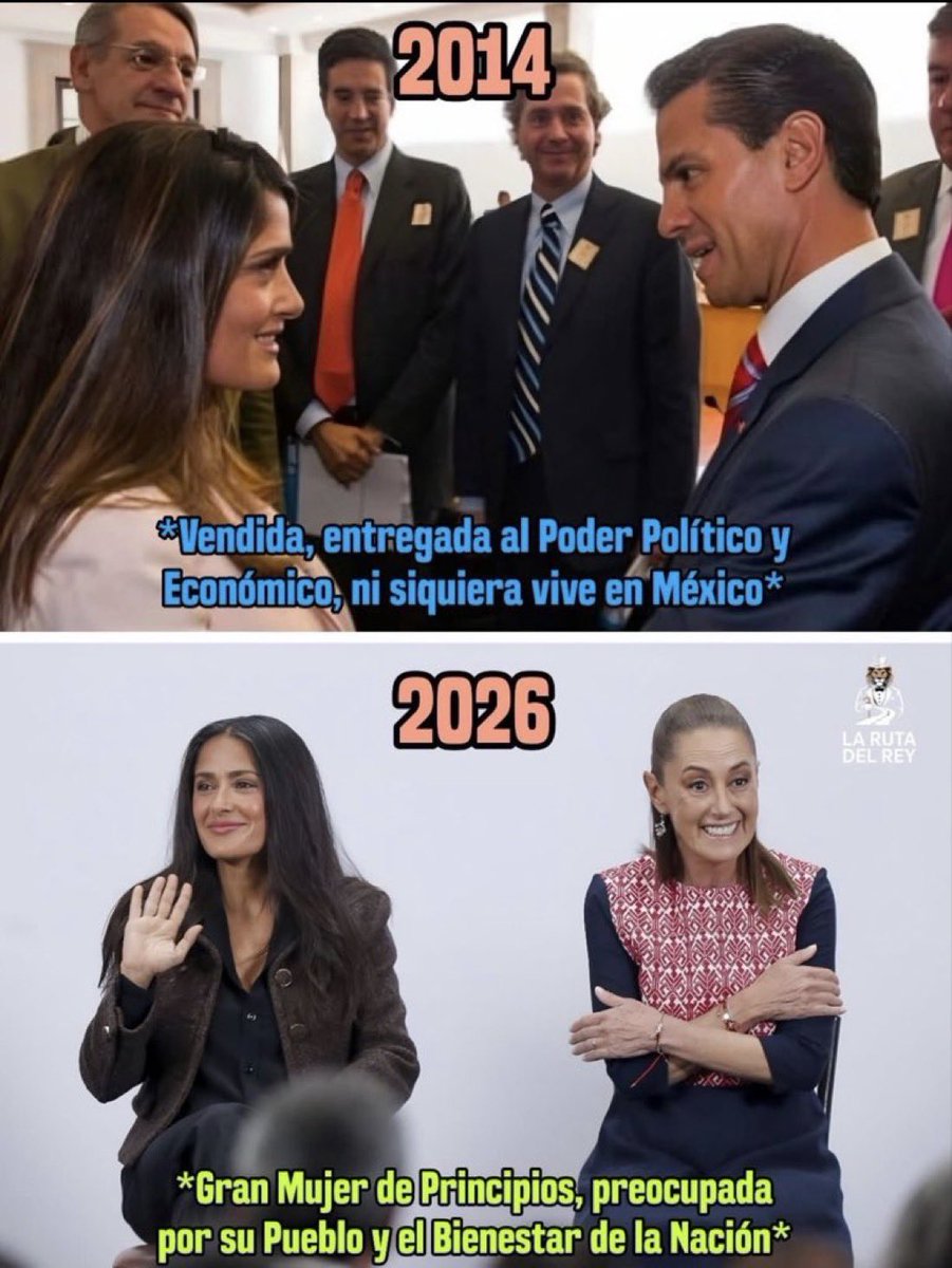 De un lado está la misma actriz, del otro el mismo partido. 🤫
