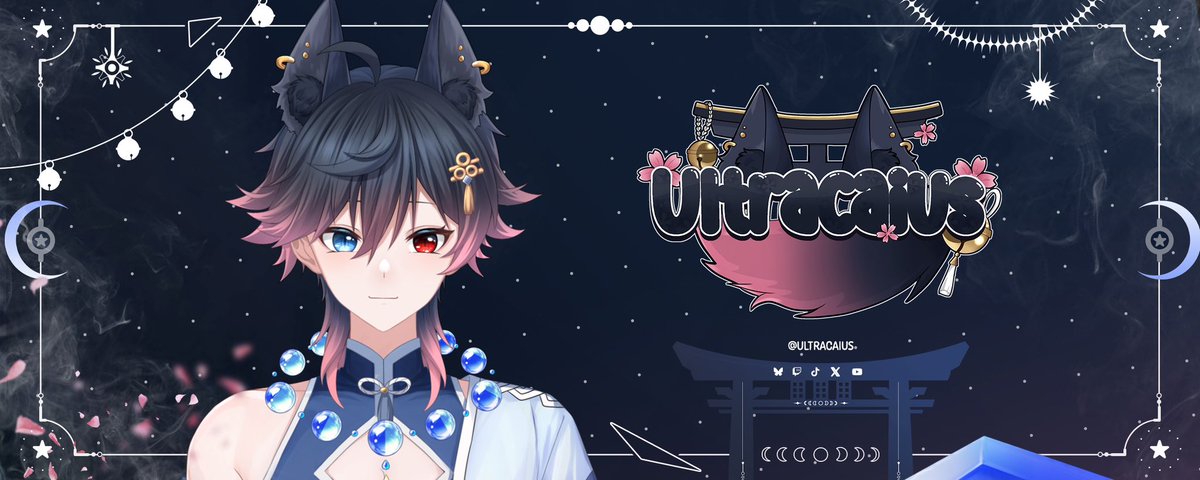 UltraCaius 🦊🩵 Kitsune VTuber tweet media