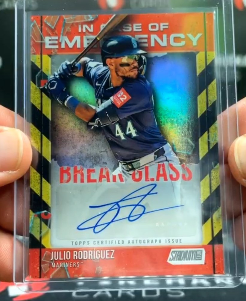 イチロー狙いで入ったspotでフリオを1枚確保🥰 スタクラに関しては