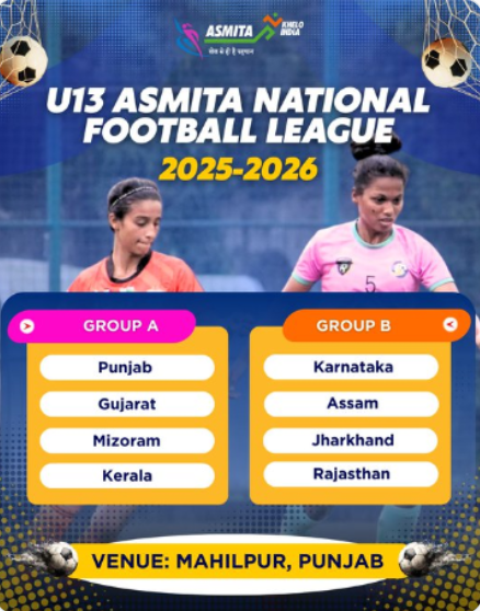 hminga68957's tweet photo. #Mizoram’s young footballers are stepping onto the national stage with courage and class! ⚽✨
Our U13 girls are ready to play with heart, pride, and unstoppable energy.💪🇮🇳 #IndianFootball #ASMITALeague #WomenInSports #vietnamtrain #vietnamtravel #Epstein #bekindbecool #INDvsNED https://t.co/322vZarjhC