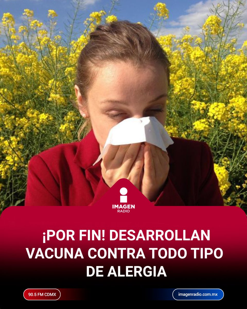 Imagen_Mx's tweet photo. Investigadores desarrollaron una vacuna basada en #ARN que abre la puerta a tratar alergias múltiples con un único tratamiento. 🤧
https://t.co/gsxXLwWSUI https://t.co/HOg7am2cVU
