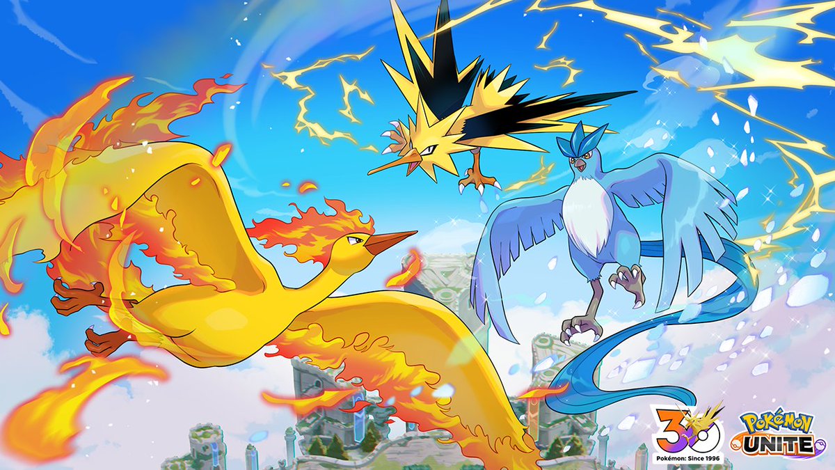 Zapdos⚡️, Articuno❄️, and Moltres🔥 have been confi...