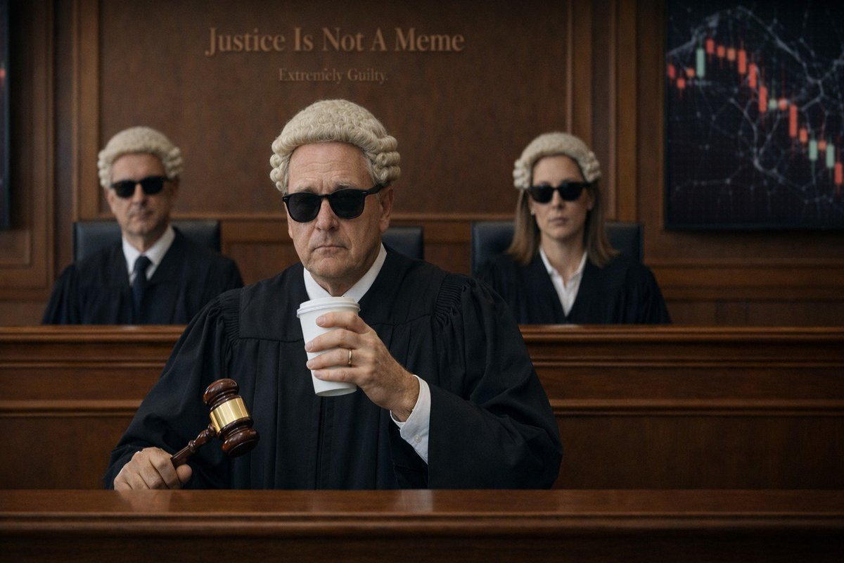Verdict_Court's tweet image. Submit the case wisely 

The Court Is Always In Session 

⚖️

#FinalJudge