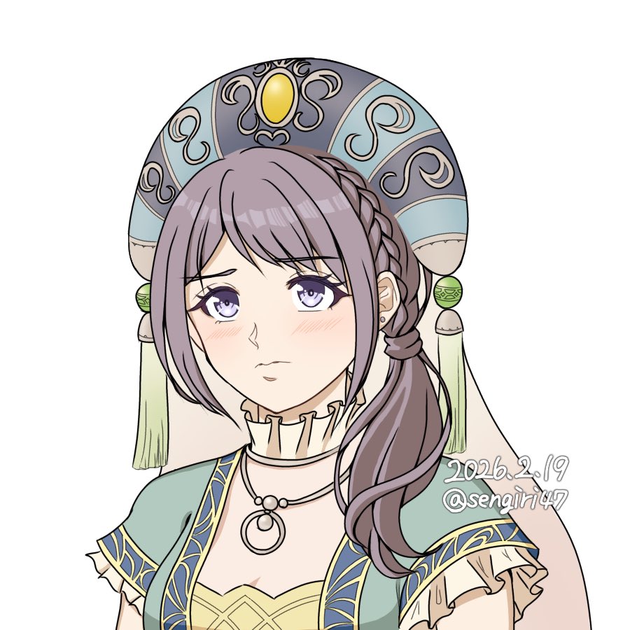 推しの照れ顔ー！！またバルバラちゃん！
🎮の悲しみを癒すために描いてみたけど謎の満足感ある…！