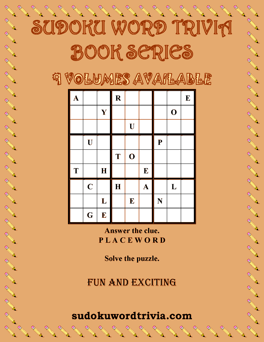 LeeFlyn12369252's tweet photo. 📢📢CALLING ALL SUDOKU FANS 📢📢
 
Sudoku Word Trivia Book Series: FYI
✏️📘📙📕📗🤓
 
How To Play Sudoku Word Trivia
Instructions: https://t.co/iryl9Gqc8J
 
#sudoku #puzzles #games #trivia #writerslift #fun #challenge #wordgames #wordlovers #braingames #colortheme #curiousminds🧩 https://t.co/eQVE21i8Cz