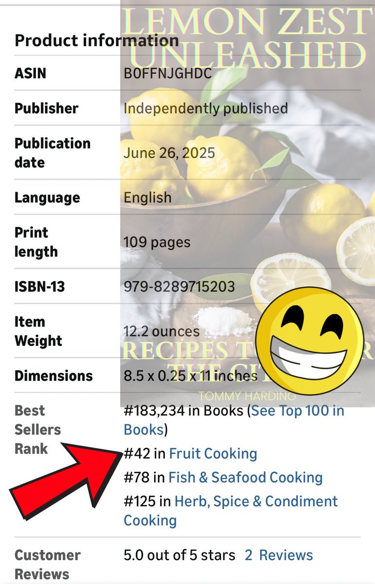 HardingCooks's tweet photo. Top 50!! Get your copy of Lemon Zest Unleashed!! Available on Amazon https://t.co/5V3b4LnRF7