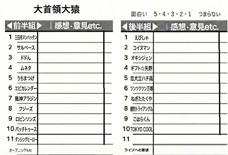 dodonbot's tweet photo. ◆本日のドドんライブ◆
「大首領大猿ライブ」
【日程】2月19日(木)
【時間】18:45開場/18:55開演/21:30終演予定
【会場】なかの芸能小劇場
【料金】¥2000
配信¥2000
https://t.co/b50SGPJWje https://t.co/8lyZl3KSFo