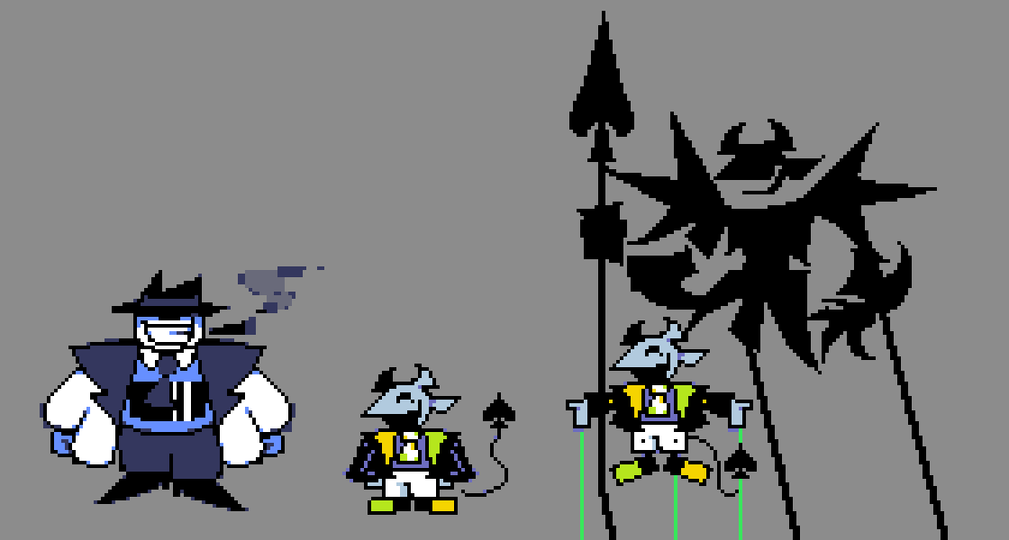 _K_honnor's tweet photo. Chapter2
Kris-Noelle, Susie-Berdly, King-Queen and Jevil-spam

#deltaswap #deltarune #au #sunwarped https://t.co/vIegPQ9s8J
