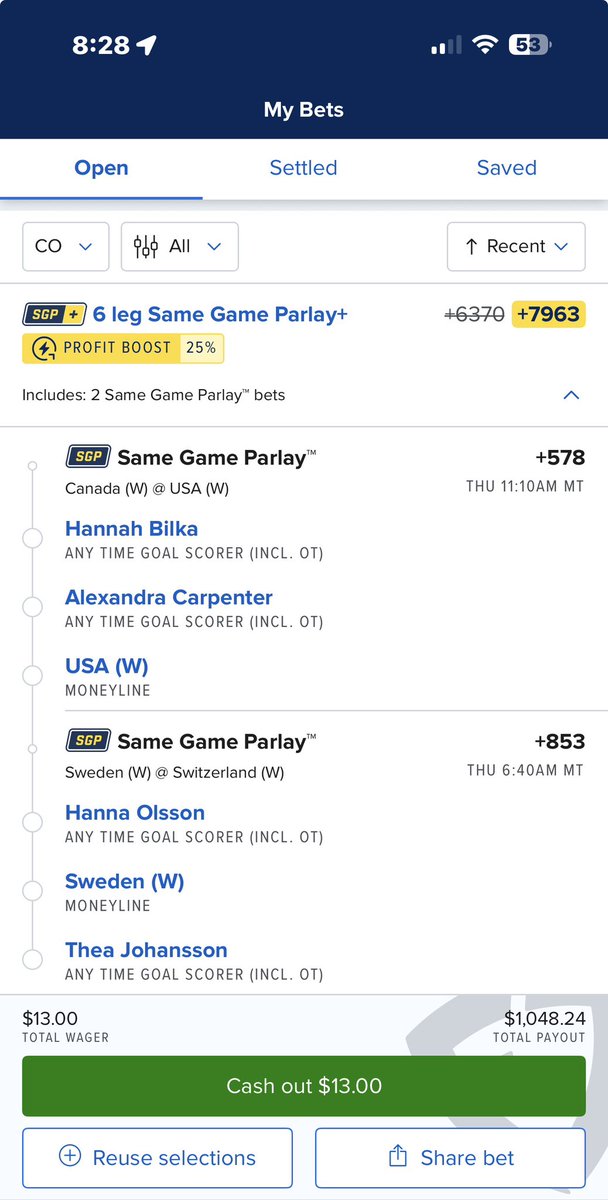 Blash899's tweet photo. @NewmsBets @QuickPickBot Spiced your parlay up a bit https://t.co/59bYv1tw3e