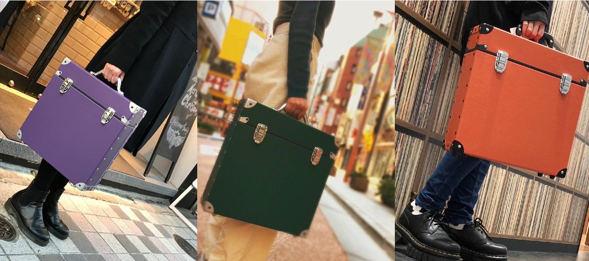 LPレコード キャリングケース』 軽量かつ高い耐久性を兼ね備えたLP