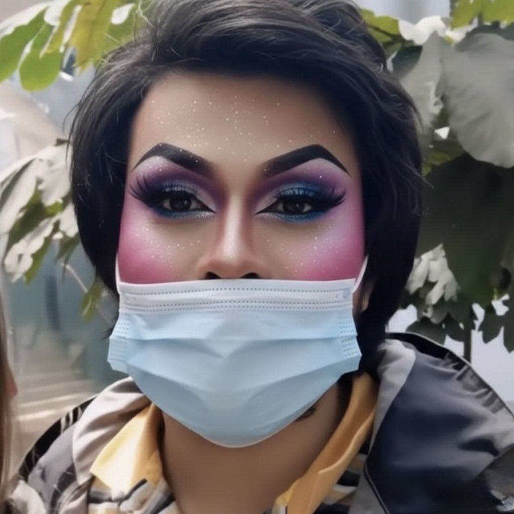 First time in drag ✨💜🦋 How do I look?