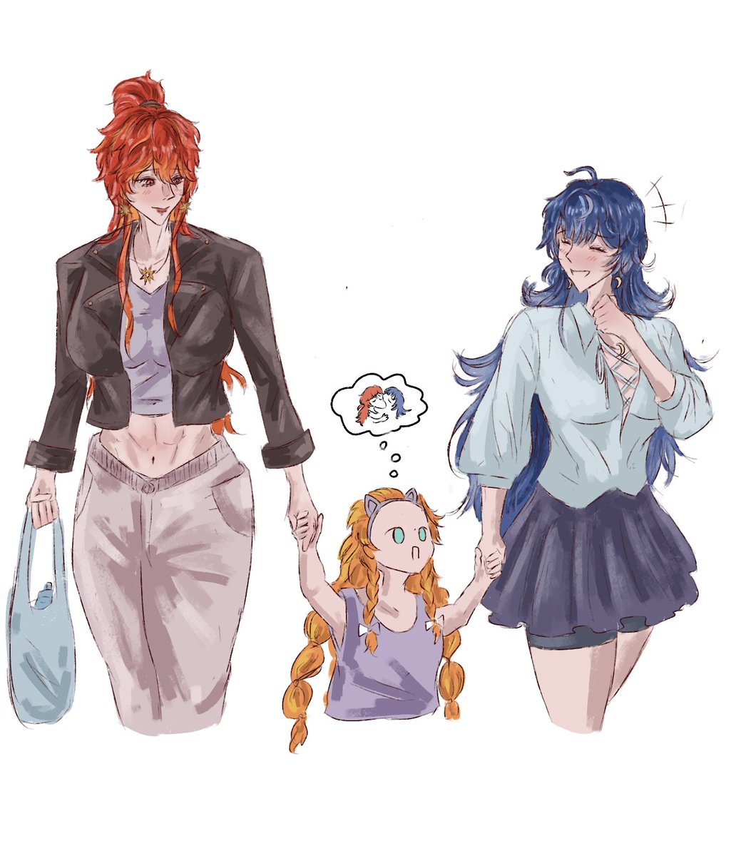 TonsJirath16397's tweet image. Eclipse family ☀️🌙🌓 #augusta #iuno #augiuno #Sigrika #WutheringWaves #wuwa