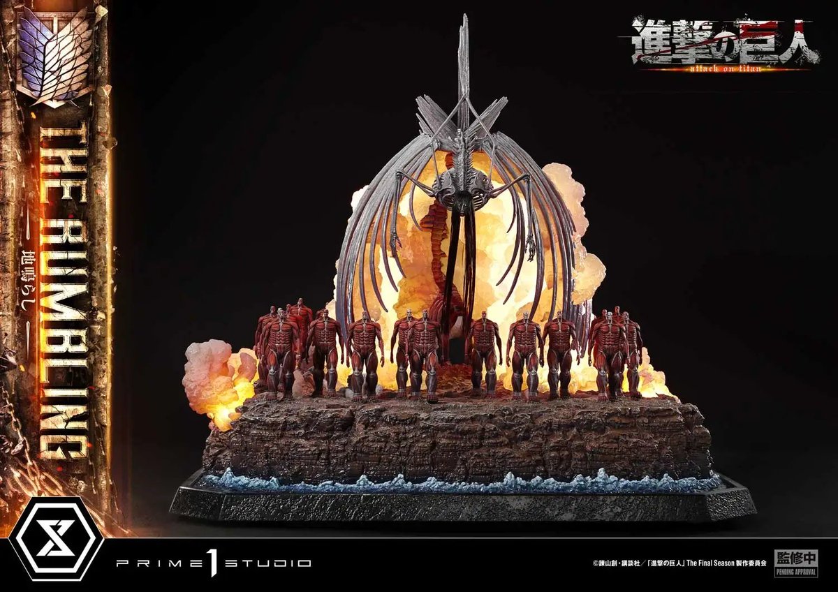 shingeki_check's tweet photo. 全長1m越え！
TVアニメ『進撃の巨人』の「地鳴らし」をジオラマ化
https://t.co/4ZL6Fl78lq https://t.co/5V73M2J8tq