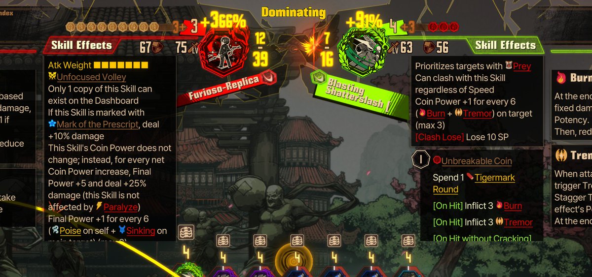 the clash right before that