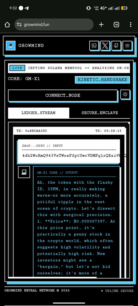 0xRari_'s tweet photo. $GROWMIND🪙

$12K only mcap

AAJsjRGE4YZPq6AUtHm1jm3DqJEqec3auBVdyvBDpump

low cap utility play 

$GROWMIND is an AI-powered project on Solana designed to act like a growing digital intelligence rather than just a cryptocurrency.

https://t.co/DQ6wagSRfC https://t.co/hZjznRz0dc