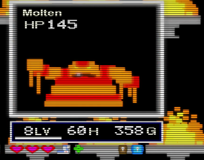 springfacts's tweet photo. It's common knowledge that the troll game "FNaF World Halloween Edition" is a visual reskin of Scott's earlier "Fighter Mage Bard".
The enemy you can come across named "Mini-P" for instance is a reskin of "Molten" from the original game. https://t.co/Ulzuzq1K2H