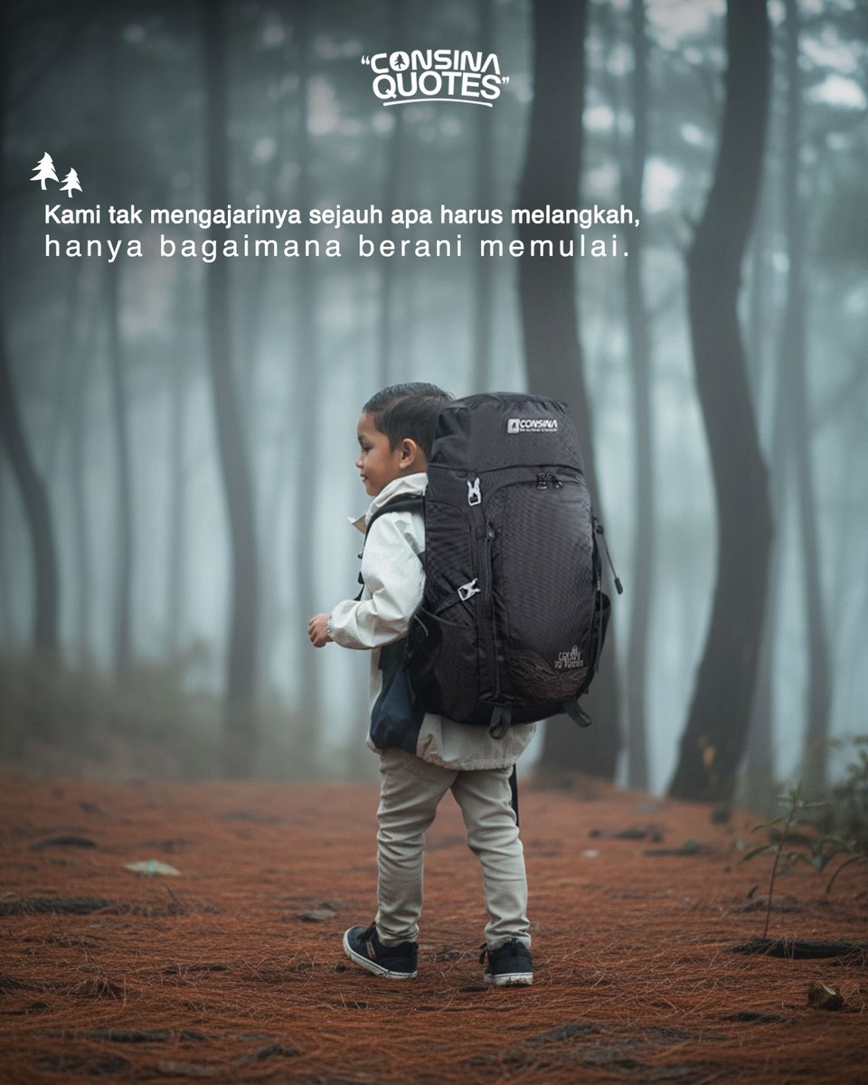 ConsinaOfficial's tweet image. Langkah pertama nggak harus jauh. Cukup berani mulai, sisanya biar perjalanan yang ngajarin.

Kunjungi consina.com dan katalog @consina_adventure_catalog untuk berbagai produk-produk terbaik Consina lainnya.

#consina #consinaadventure #consinaindonesia #pendaki
