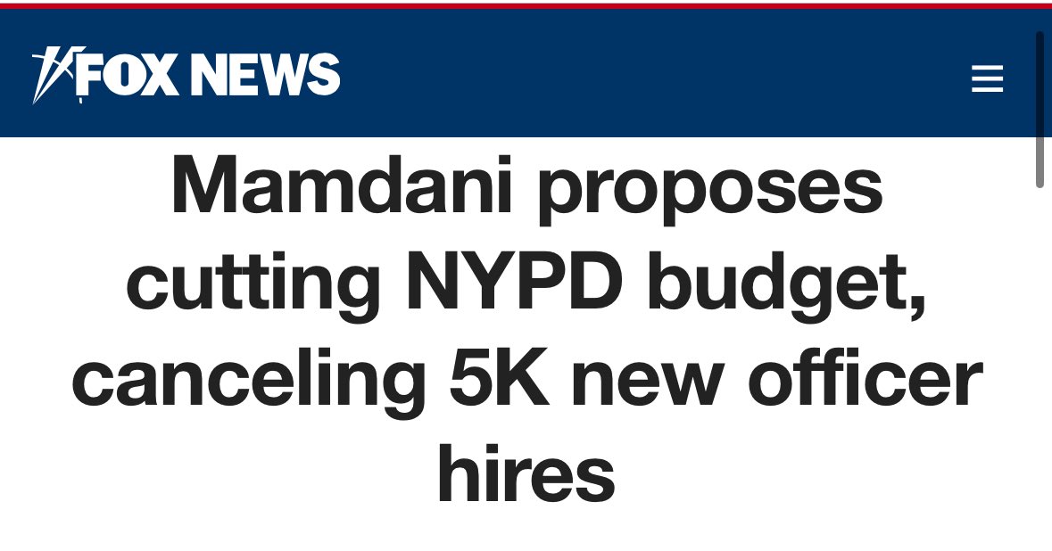 Because <a href="/NYCMayor/">Mayor Zohran Kwame Mamdani</a> has no idea how to balance a budget, and the adults in the room won’t let him TAX THE RICH, he’s getting destroyed from every corner of the city on his fantasies to HIKE UP PROPERTY TAXES on homeowners, he’s coming for our safety by proposing to DEFUND &amp;