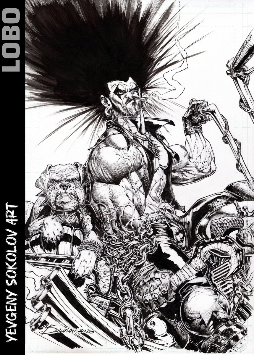 LOBO
Inked
11x17
#lobo #dccomics #inking #comicartist