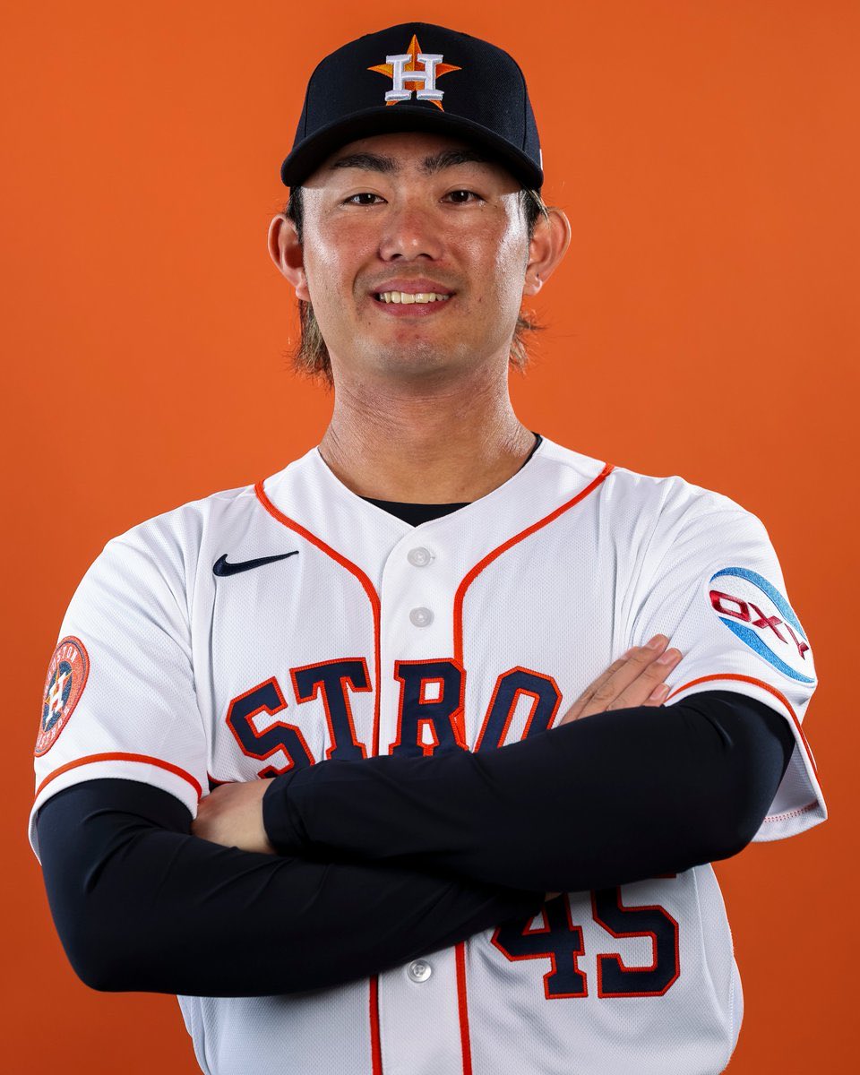 今井達也投手 フォトデーでアストロズのユニフォーム姿を披露！ 背番号