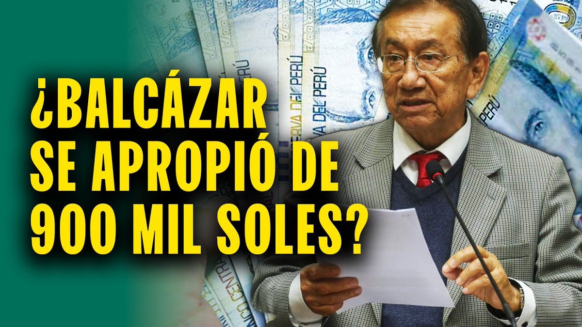 Latina_Noticias's tweet image. 🟡 ¿José María Balcázar se apropió de más de 900 mil soles?

#VIDEO ➡️ youtu.be/epIrbcrj6Q8

📲💻 Suscríbete a nuestro canal de YouTube. #LatinaNoticias