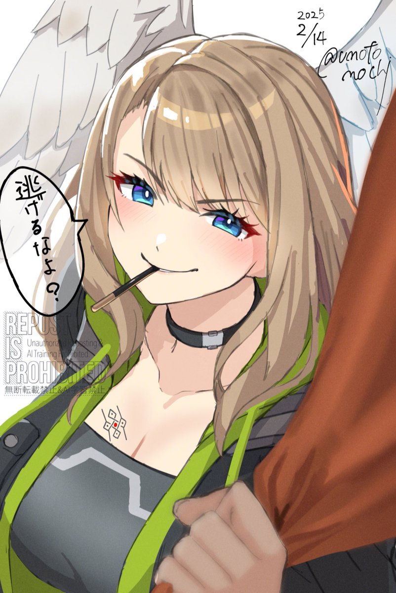 去年のバレンタイン絵