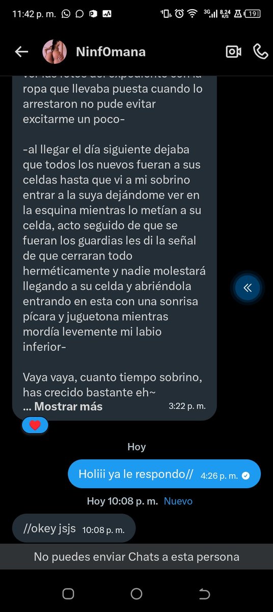 Gente miren que me bloquearon todos los chats así que o me bloquearon todos al mismo tiempo o que pasa X que hice ahora?//