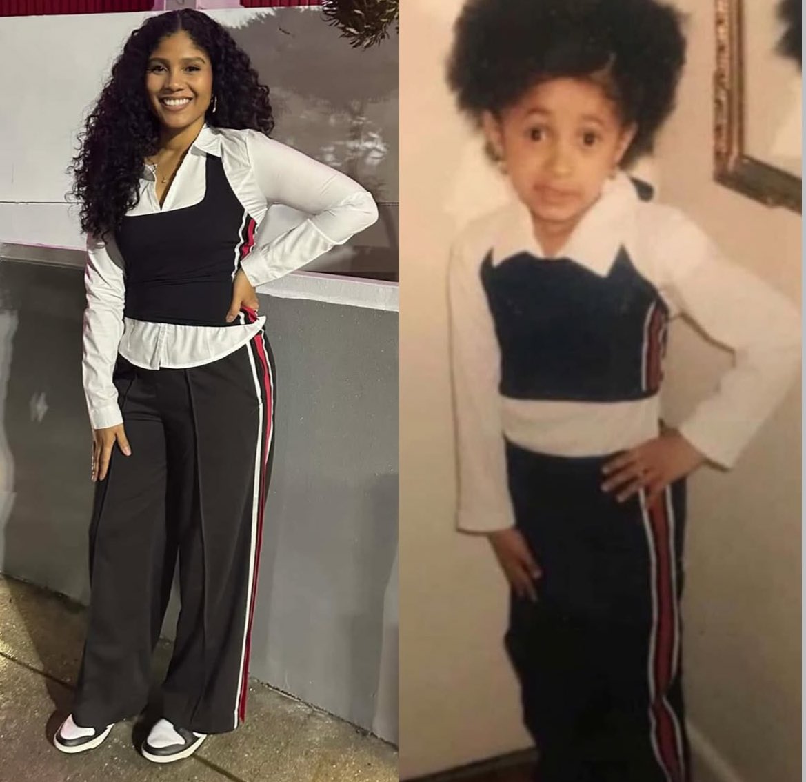 Fan recreates Cardi B’s iconic throwback photo for #LittleMissDrama