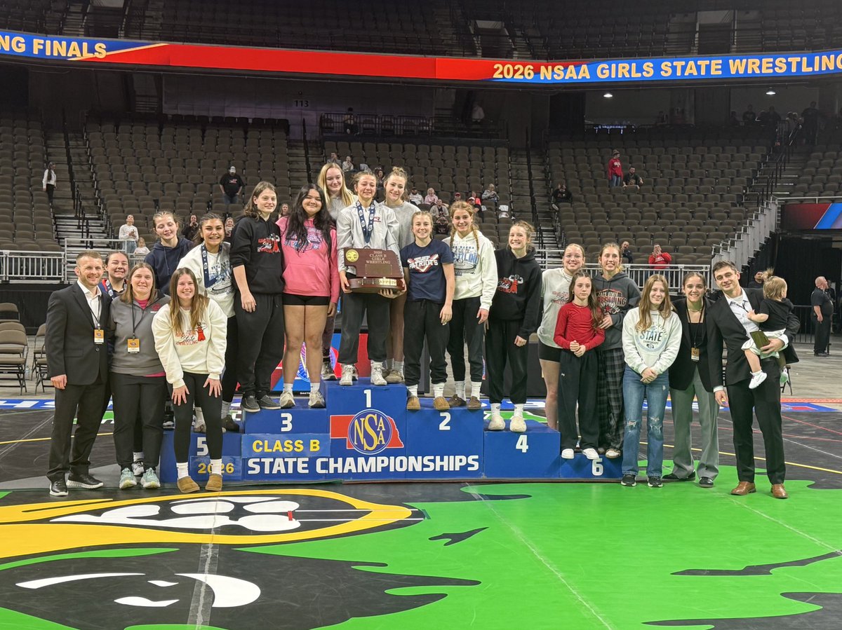 🏆Congratulations to the Adams Central Patriots, your 2026 NSAA Class B Girls State Wrestling Champions! #nebpreps