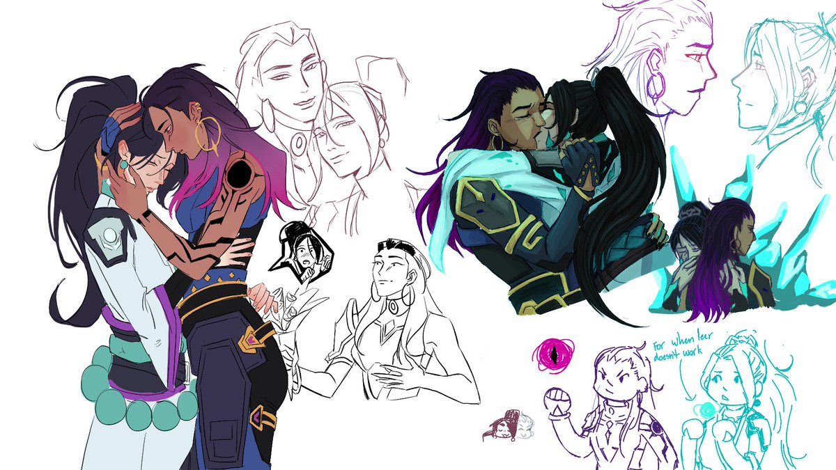 _Sketchy_Jay_'s tweet photo. Reyge page with @CopNya 
I lowkey got scared I thought she was drawing so fast this was so much fun https://t.co/ofeKbX1Y59