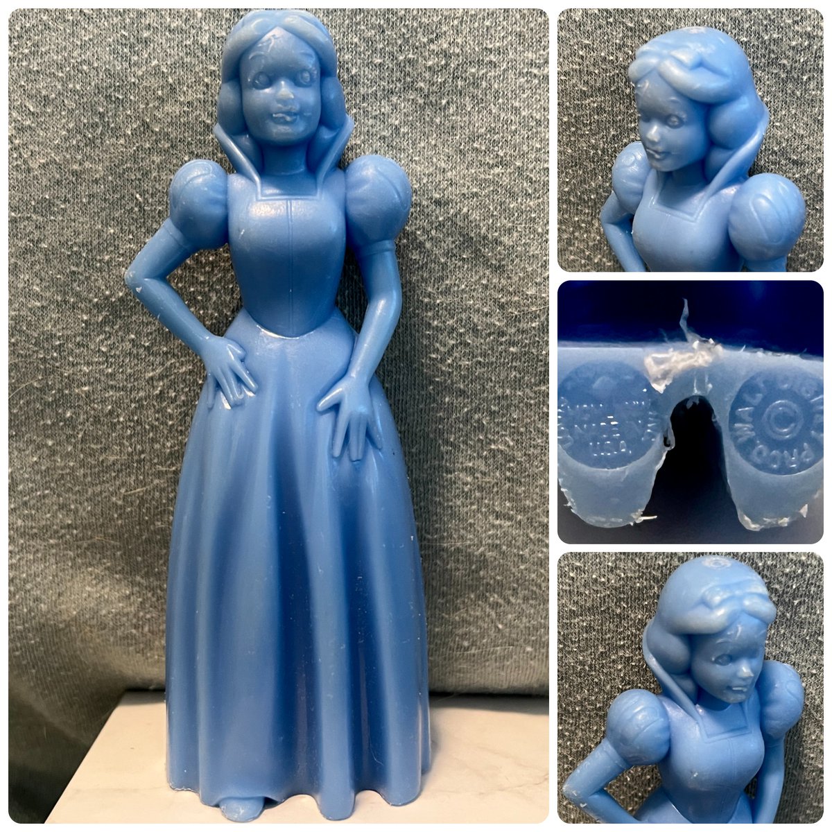 TeriE's tweet photo. COOL #WaltDisneyProductions MARX Toys #SnowWhite Blue 5" Plastic Figure #Vintage70s https://t.co/3zqRScl5PP
#actionfigures #disneytoys #disneymarx #marxdisney #marxtoys #vintagedisney #disneycollectibles #disneycollector #collectibletoys #1970s #disneyfigurines #collectibles https://t.co/Zczop1c6yg