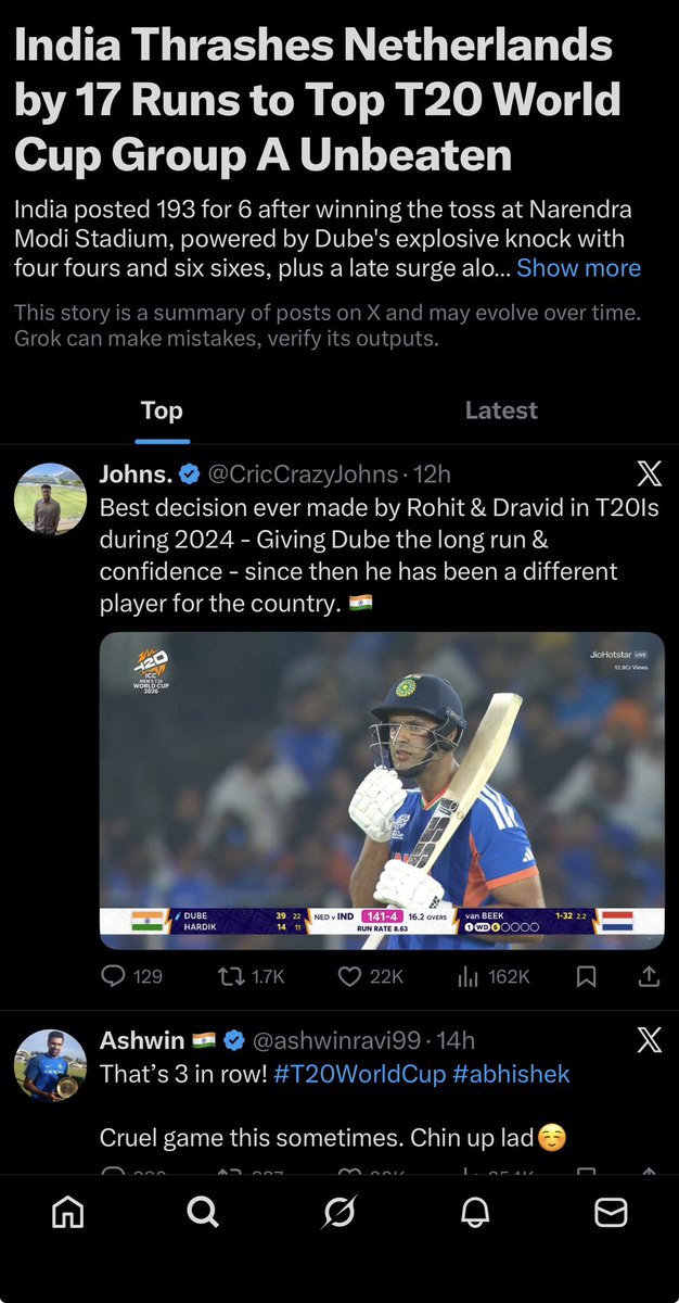 How is winning by 17 runs considered “Thrashing”?  #INDvsPAK #INDvNED