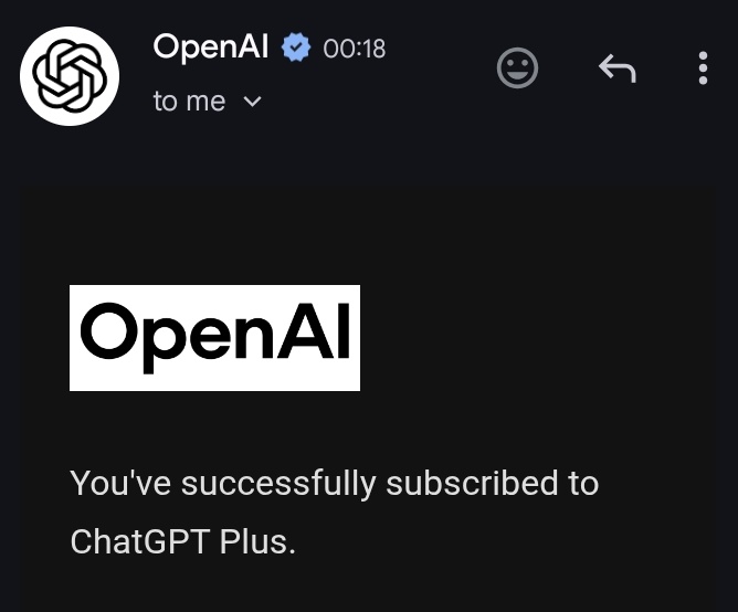 Yesterday, I got ChatGpt Plus free for one month. If you want it too, send me Dm message