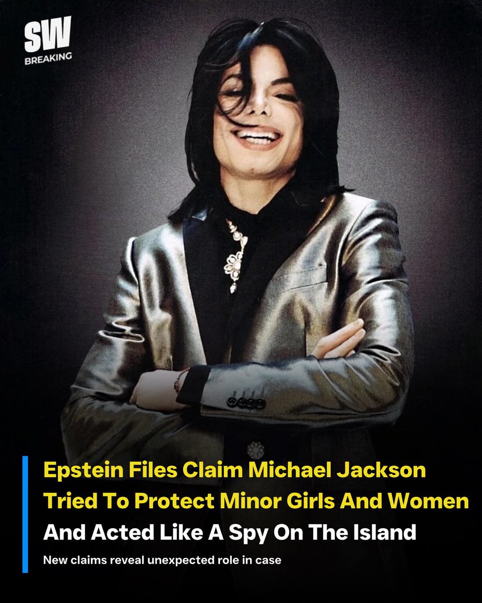 The Epstein case keeps revealing layers no one expected.Fresh claims from newly surfaced files suggest Michael Jackson may not have been just another famous visitor, but someone who allegedly tried to protect vulnerable girls and women from abuse while quietly observing what was