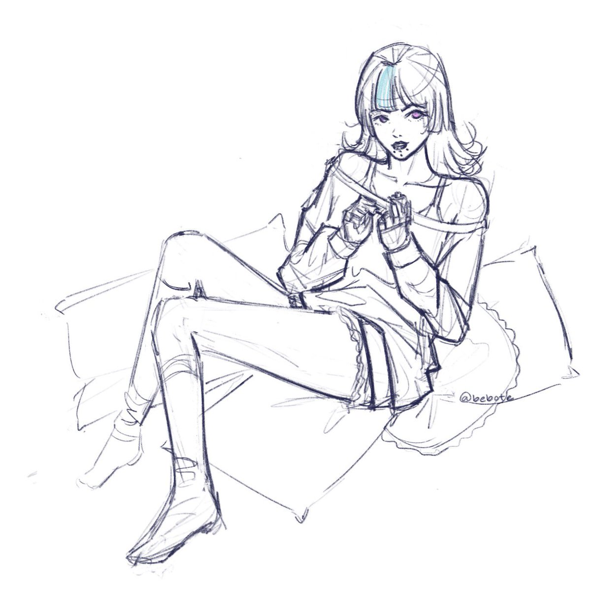 pinterest study sketch but it’s kirara 💫 #jjk